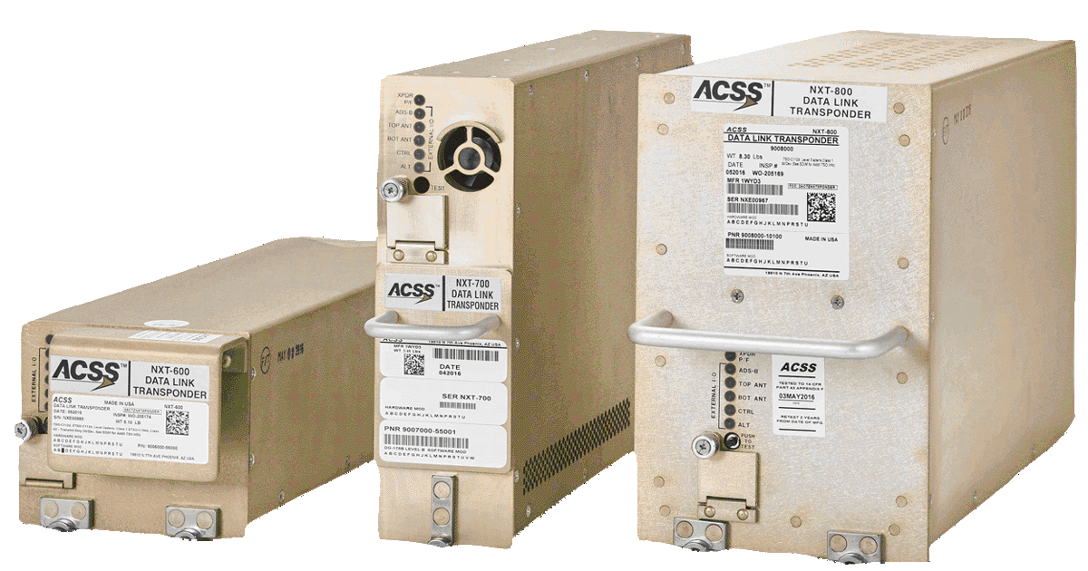 NXT 600/700/800 Mode S Transponders | ACSS | Acron Aviation