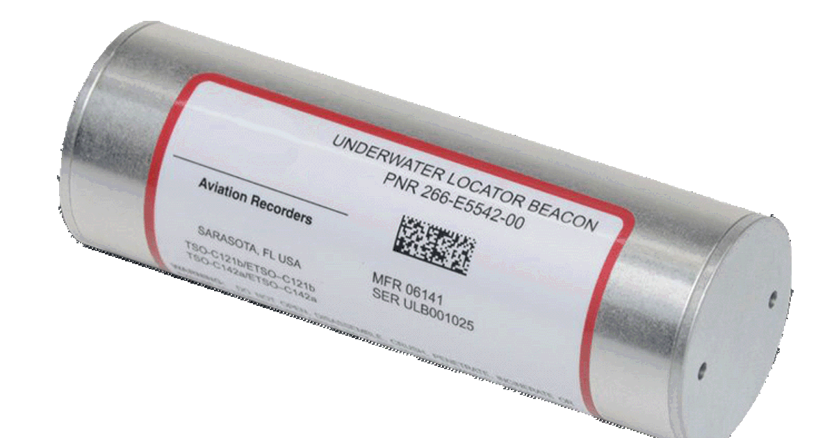 90-Day Underwater Locator Beacon for Aircraft Recorders | Acron